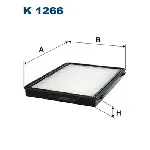Filter, vazduh unutrašnjeg prostora FILTRON K 1266 IC-BF7249