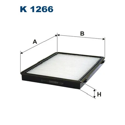 Filter, vazduh unutrašnjeg prostora FILTRON K 1266 IC-BF7249