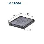 Filter, vazduh unutrašnjeg prostora FILTRON K 1266A IC-F6F310