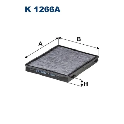 Filter, vazduh unutrašnjeg prostora FILTRON K 1266A IC-F6F310