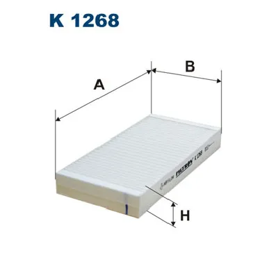 Filter, vazduh unutrašnjeg prostora FILTRON K 1268 IC-BA897E