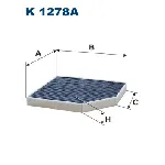 Filter, vazduh unutrašnjeg prostora FILTRON K 1278A IC-BC0294