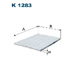 Filter, vazduh unutrašnjeg prostora FILTRON K 1283 IC-C0C798