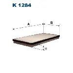 Filter, vazduh unutrašnjeg prostora FILTRON K 1284 IC-B294FE