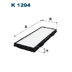 Filter, vazduh unutrašnjeg prostora FILTRON K 1294 IC-B294F6