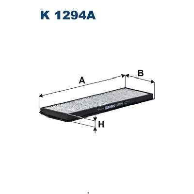 Filter, vazduh unutrašnjeg prostora FILTRON K 1294A IC-G0P6FC