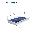 Filter, vazduh unutrašnjeg prostora FILTRON K 1296A IC-B4D5FD