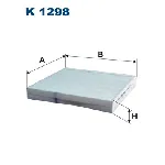 Filter, vazduh unutrašnjeg prostora FILTRON K 1298 IC-BF7B9D
