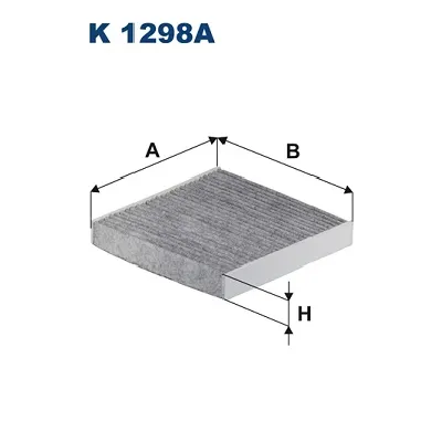 Filter, vazduh unutrašnjeg prostora FILTRON K 1298A IC-G0USES