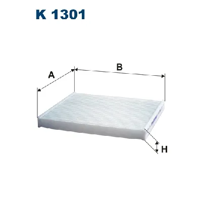 Filter, vazduh unutrašnjeg prostora FILTRON K 1301 IC-BF7271