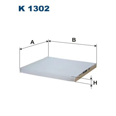 Filter, vazduh unutrašnjeg prostora FILTRON K 1302 IC-BF7275