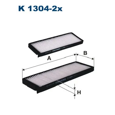 Filter, vazduh unutrašnjeg prostora FILTRON K 1304-2X IC-C0FFEA
