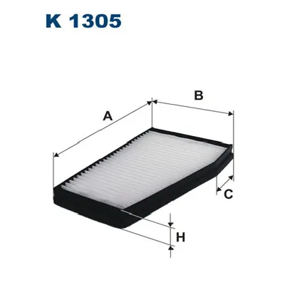 Filter, vazduh unutrašnjeg prostora FILTRON K 1305 IC-C08594