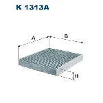 Filter, vazduh unutrašnjeg prostora FILTRON K 1313A IC-D02DF0