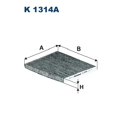 Filter, vazduh unutrašnjeg prostora FILTRON K 1314A IC-E6A6C6