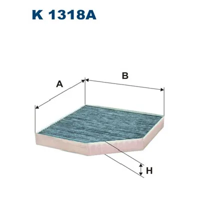 Filter, vazduh unutrašnjeg prostora FILTRON K 1318A IC-C55059
