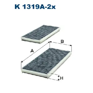 Filter, vazduh unutrašnjeg prostora FILTRON K 1319A-2X IC-C0C793