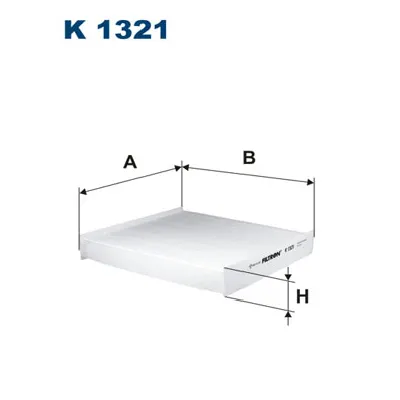 Filter, vazduh unutrašnjeg prostora FILTRON K 1321 IC-D357C9