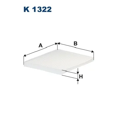 Filter, vazduh unutrašnjeg prostora FILTRON K 1322 IC-D02E18