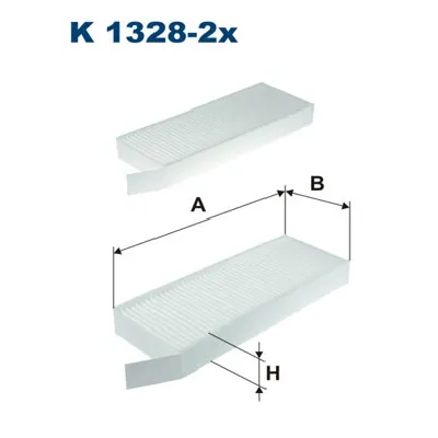 Filter, vazduh unutrašnjeg prostora FILTRON K 1328-2X IC-D73748