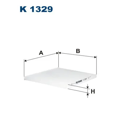 Filter, vazduh unutrašnjeg prostora FILTRON K 1329 IC-D3914E