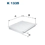 Filter, vazduh unutrašnjeg prostora FILTRON K 1335 IC-D35849
