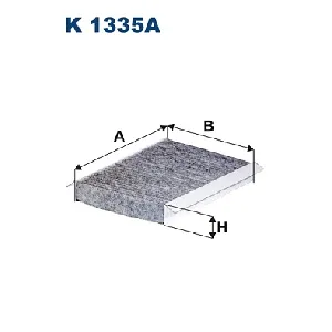 Filter, vazduh unutrašnjeg prostora FILTRON K 1335A IC-E2378C