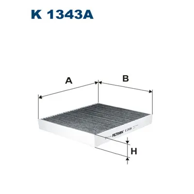 Filter, vazduh unutrašnjeg prostora FILTRON K 1343 IC-G0VKK4