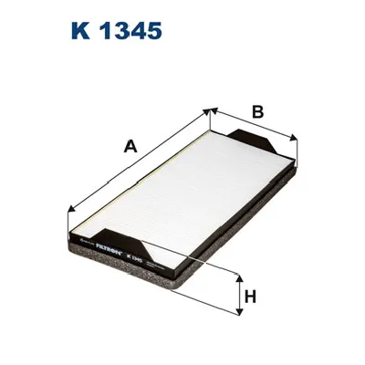 Filter, vazduh unutrašnjeg prostora FILTRON K 1345 IC-DD3E38