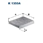 Filter, vazduh unutrašnjeg prostora FILTRON K 1350A IC-D0AAA6