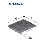 Filter, vazduh unutrašnjeg prostora FILTRON K 1352A IC-E0C414