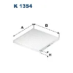 Filter, vazduh unutrašnjeg prostora FILTRON K 1354 IC-DDD926