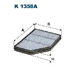 Filter, vazduh unutrašnjeg prostora FILTRON K 1358A IC-DDE368