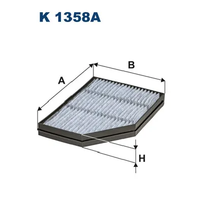 Filter, vazduh unutrašnjeg prostora FILTRON K 1358A IC-DDE368