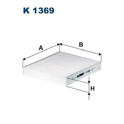 Filter, vazduh unutrašnjeg prostora FILTRON K 1369 IC-DED8EA