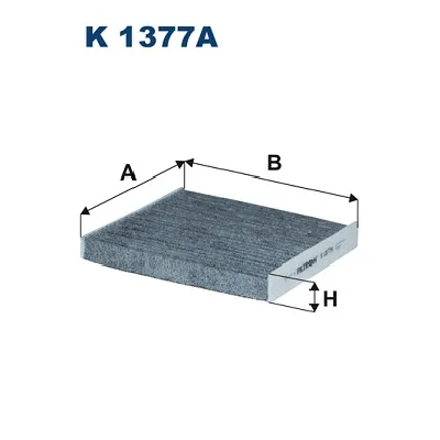 Filter, vazduh unutrašnjeg prostora FILTRON K 1377A IC-DED8EC
