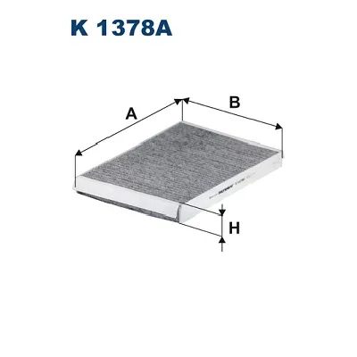 Filter, vazduh unutrašnjeg prostora FILTRON K 1378A IC-E63C8A