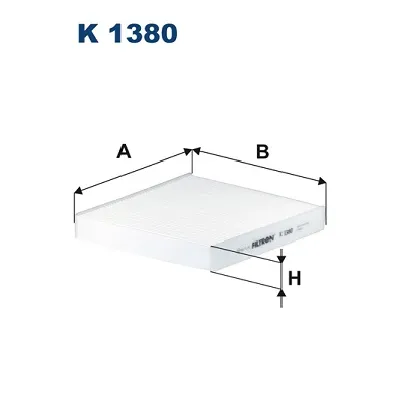 Filter, vazduh unutrašnjeg prostora FILTRON K 1380 IC-E2378E