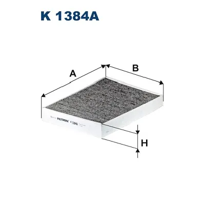 Filter, vazduh unutrašnjeg prostora FILTRON K 1384A IC-E2378F