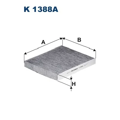 Filter, vazduh unutrašnjeg prostora FILTRON K 1388A IC-F6F30F