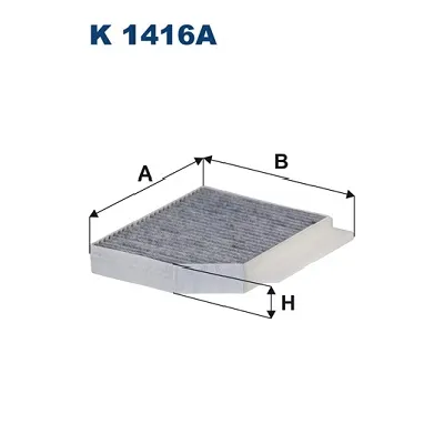 Filter, vazduh unutrašnjeg prostora FILTRON K 1416A IC-G04XQJ