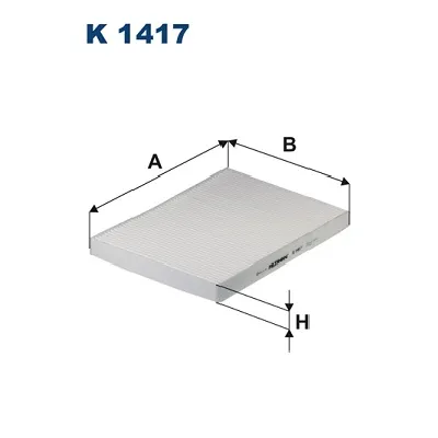 Filter, vazduh unutrašnjeg prostora FILTRON K 1417 IC-F79848