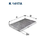 Filter, vazduh unutrašnjeg prostora FILTRON K 1417A IC-G08MOW