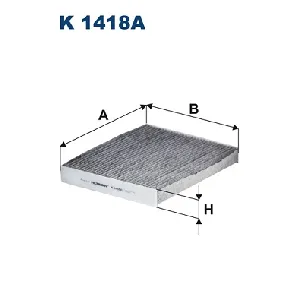 Filter, vazduh unutrašnjeg prostora FILTRON K 1418 IC-G0W138