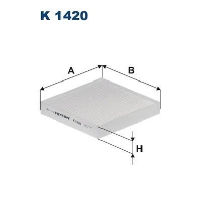 Filter, vazduh unutrašnjeg prostora FILTRON K 1420 IC-F7984A
