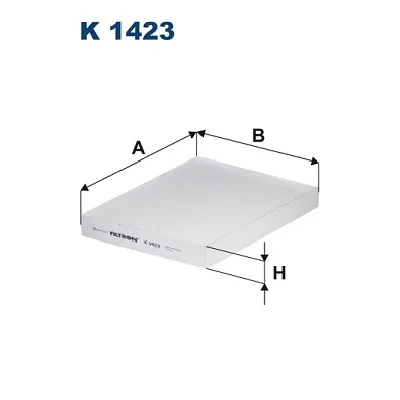 Filter, vazduh unutrašnjeg prostora FILTRON K 1423 IC-F87C70