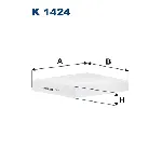 Filter, vazduh unutrašnjeg prostora FILTRON K 1424 IC-G06JTT