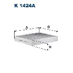 Filter, vazduh unutrašnjeg prostora FILTRON K 1424A IC-G07KD7