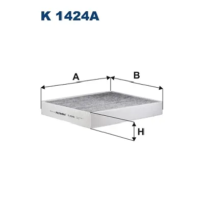 Filter, vazduh unutrašnjeg prostora FILTRON K 1424A IC-G07KD7