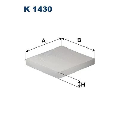 Filter, vazduh unutrašnjeg prostora FILTRON K 1430 IC-G0PHDM